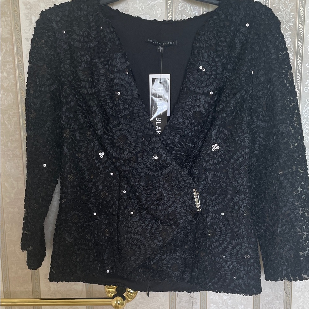 Elegant Black Lace Jacket